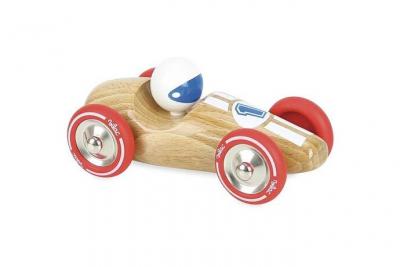 VILAC  - Voiture de course GM bois naturel - 