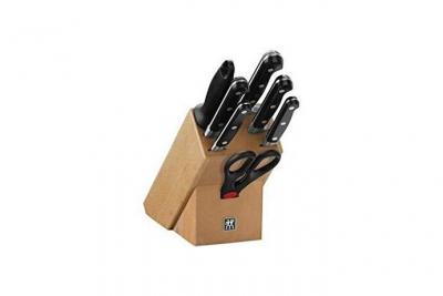 ZWILLING  Couteau, Stainless Steel, Bois Clair, 8 pi&egrave;ces