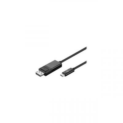 GOOBAY  79295 c&acirc;ble vid&eacute;o et adaptateur 1,2 m USB Type-C DisplayPort Noir