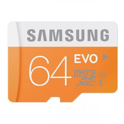 SAMSUNG  Evo SDXC 64 Go (48Mo/s) + adaptateur SD