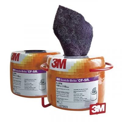 3M Rouleau de finition et de nettoyage Scotch-Brite, 150 mm x 115 mm, violet, 1