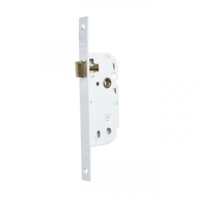 BRICARD Serrure &agrave; encastrer  bec de cane bout carr&eacute; blanc axe 40 mm