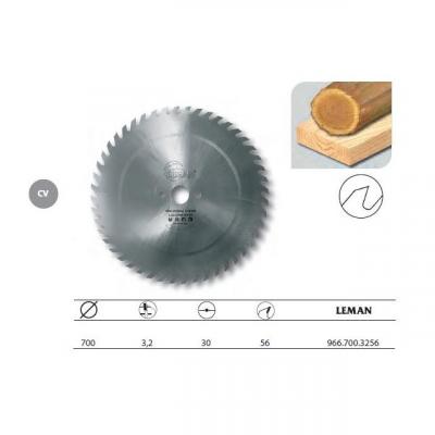 LEMAN Lame acier 700 mm 56 dents crochet scie &agrave; buches