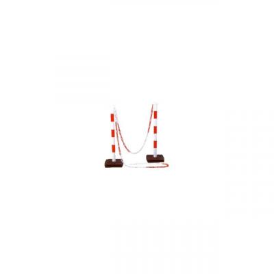 OUTIFRANCE Poteau Signalisation Pour Cha&icirc;ne Plastique S/socle