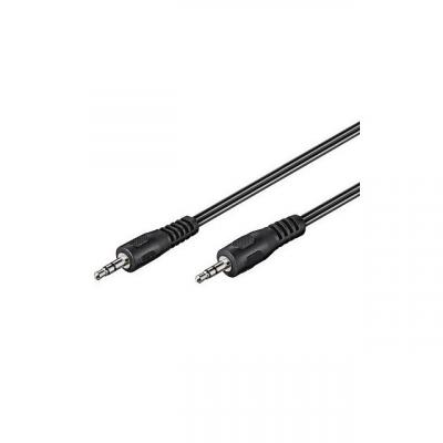 GOOBAY C&acirc;ble audio st&eacute;r&eacute;o Jack 3.5mm m&acirc;le/m&acirc;le, 2.5m
