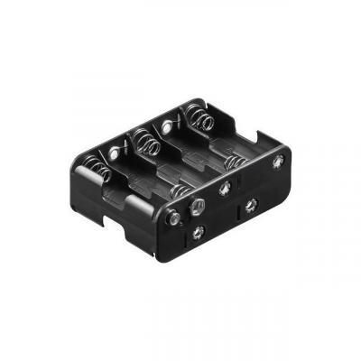 GOOBAY Supports de Piles Mignon aa avec Bouton-Pression (11469) - 