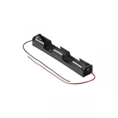 GOOBAY Support pile 2x R6 (AA)  11983 c&acirc;ble (L x l x h) 109 x 16.6 x 14 mm