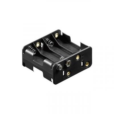 GOOBAY Porte-piles pour 8 piles aa, contacts Bouton-poussoir (11468) - 