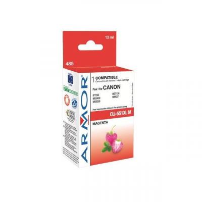 ARMOR Cartouche jet d'encre canon CLI551XL magenta haute capacit&eacute; compatible 