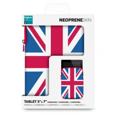 BIGBEN Etui de protection drapeau UK souple pour tablette 7''