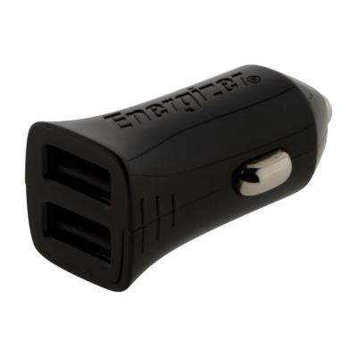 ENERGIZER Chargeur allume cigare 2 prises usb 2,4A + c&acirc;ble micro usb 