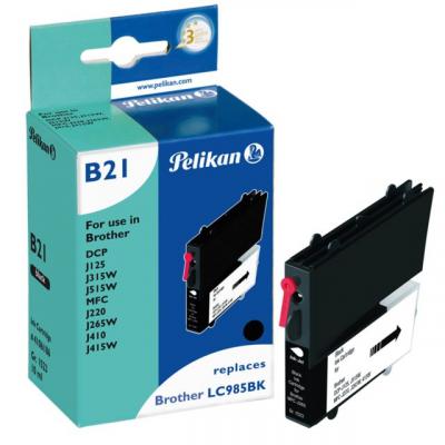 GENERIQUE Pelikan B21 Cartouche compatible pour Brother LC 985 Bk 10ml Noir