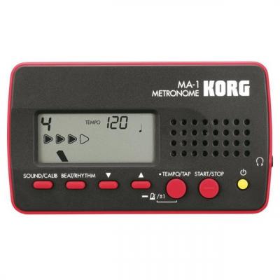 KORG MA-1 BK Digital M&eacute;tronome Noir / Rouge
