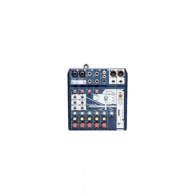 SOUNDCRAFT  NOTEPAD-8FX. Table de mixage avec usb et effets lexicon, 6 entr&eacute;es, 2 sorties.