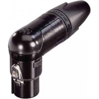 NEUTRIK XLR femelle, coud&eacute;  NC4FRX-B Nombre de p&ocirc;les (num): 4 noir