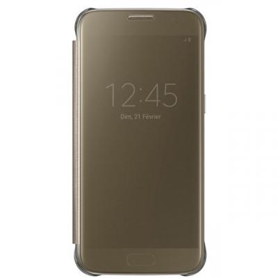 SAMSUNG  Clear View Etui pour  Galaxy S7 Or