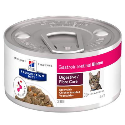 HILL S PRESCRIPTION DIET Prescription Diet Feline Gi Biome Poulet et l&eacute;gumes 82 GR Hill's