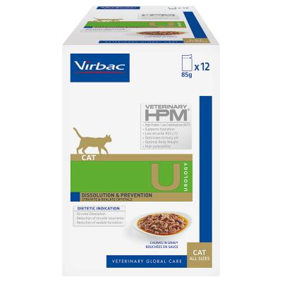 VIRBAC  Veterinary Cat Urology Dissolution & Prevention - 12 x 85 g