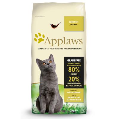 APPLAWS  Dry Senior Chicken 2kg Cat Feed Beige 2kg