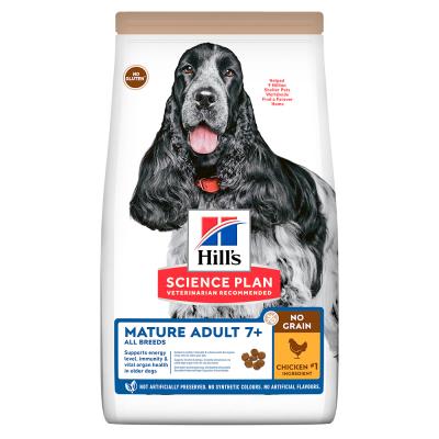 HILL S Hill's Mature Adult No Grain au poulet pour chien 2 x 14 kg