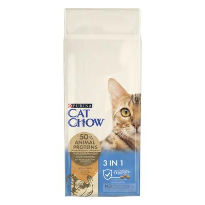 CAT CHOW Purina Nestle Chow 3 In 1 Turkey 15kg Cat Food Clair 15kg