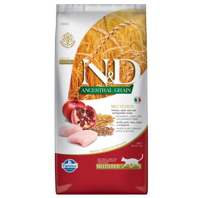 N&D ANCESTRAL GRAIN Farmina  Neutered poulet et grenade - 2 x 5 kg
