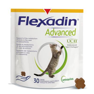 VETOQUINOL Flexadin Advanced Chat - Sachet de 30 croquettes &agrave; m&acirc;cher