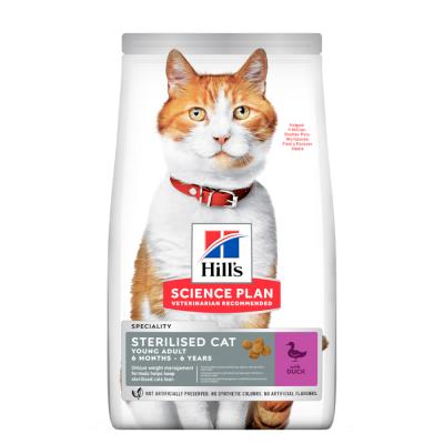 HILL S SCIENCE PLAN Science Plan Young Adult Sterilised Cat au Canard 3 Kg Hill's