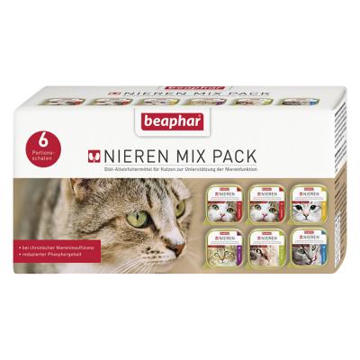 BEAPHAR Offre d'essai mixte  R&eacute;gime r&eacute;nal - 6 x 100 g