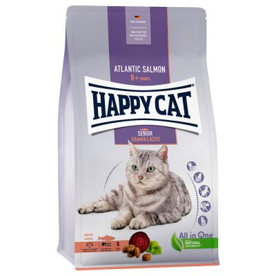 HAPPY CAT  Senior Atlantic Salmon (avec saumon) pour chat 2 x 4 kg