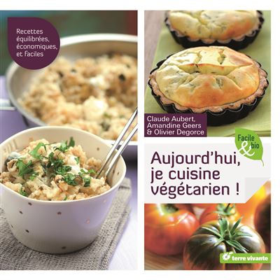 Aujourd'hui, je cuisine v&eacute;g&eacute;tarien ! : recettes &eacute;quilibr&eacute;es, &eacute;conomiques, et faciles