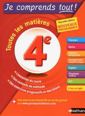 Je comprends tout - Tout en un 4&egrave;me