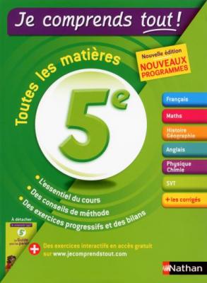 Je comprends tout - Tout en un 5&egrave;me (Reli&eacute;)