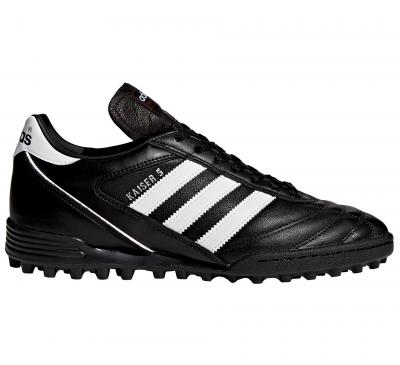 ADIDAS Chaussures de football  Kaiser 5 Team - Noir/Blanc - Homme/Adulte - Crampons moul&eacute;s - Terrain sec 