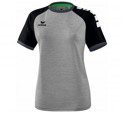 ERIMA  Zenari 3.0 Maillot Femme, Gris Chin&eacute;/Noir/Dark Grey, FR : 44 (Taille Fabricant : 42)