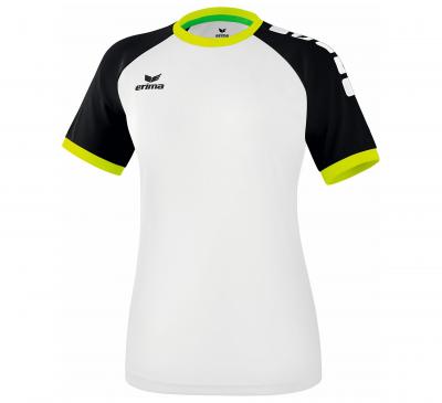 ERIMA  6301905 Maillot Femme, Blanc/Noir/Lime Pop, FR : 4XL (Taille Fabricant : 48)