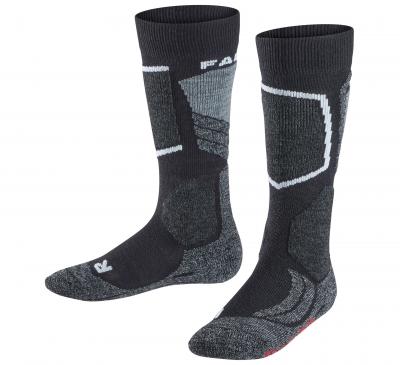 FALKE  - SK2 Kids - Chaussettes ski enfant Black-Mix - 27 - 30