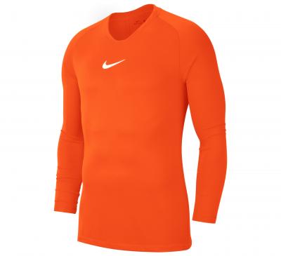 NIKE Maillot &agrave; manches longues  Park First Layer orange/blanc