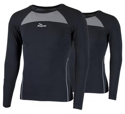 ROGELLI Sous maillot manches lounges  core 2 pack unisexe noir