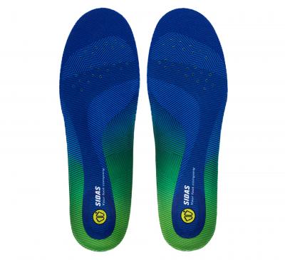 SIDAS  - Comfort 3D - Semelles randonn&eacute;e Bleu / Vert - 35 - 36