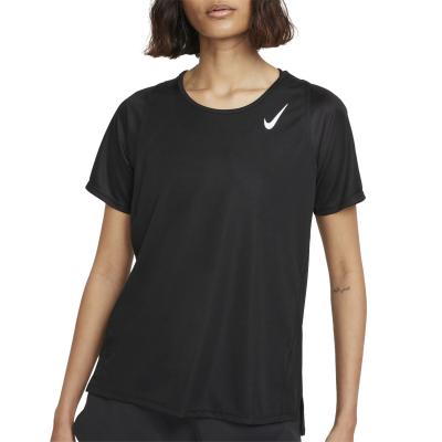 NIKE T-shirt femme Dri-FIT Race . Couleur: Noir 