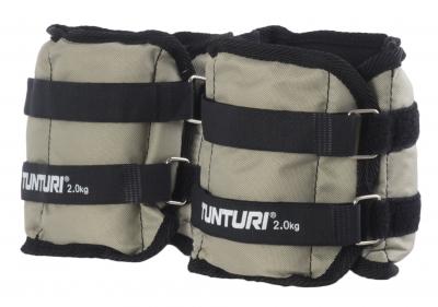TUNTURI  Poids poignets et chevilles 2 kg paire beige/noir