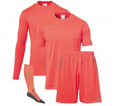 UHLSPORT Ensemble Gardien  Score-Rouge Fluo-Xxl