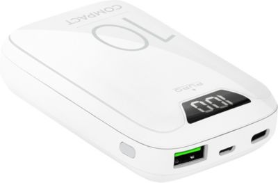 PURO Pb fastcharge soft touch 10000mah 1usba+1usb-c wht  fcbb100p8whi