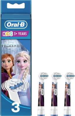 ORAL B Pack de 3 Brossettes  Kids Disney Frozen La Reine des Neiges 2