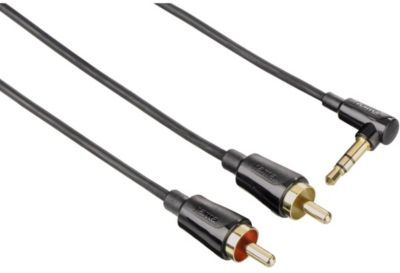 HAMA C&acirc;ble Jack  spirale Jack male 3.5 mm stereo 2 R
