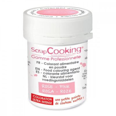 SCRAPCOOKING Colorant alimentaire (artificiel) Rose clair - 