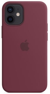 APPLE  Coque en silicone MagSafe iPhone 12 Mini - Plum