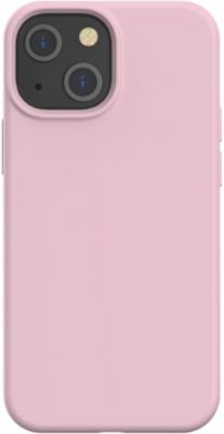 BIGBEN CONNECTED Bigben - Coque Rigide au Toucher Doux pour iPhone 13 Mini - Rose