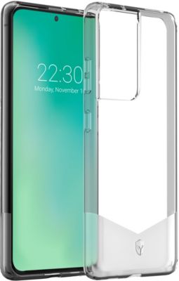 BIGBEN CONNECTED Coque Renforc&eacute;e pour Samsung Galaxy S21 Ultra 5G PURE Transparent